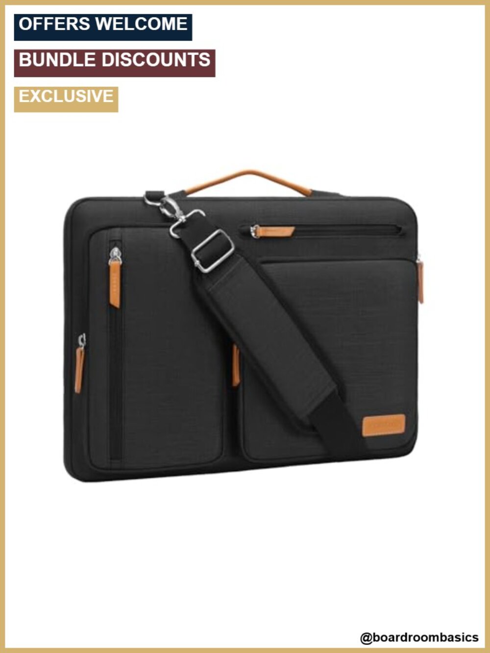 360 Protective Laptop Shoulder Bag 17.3 inch Messenger